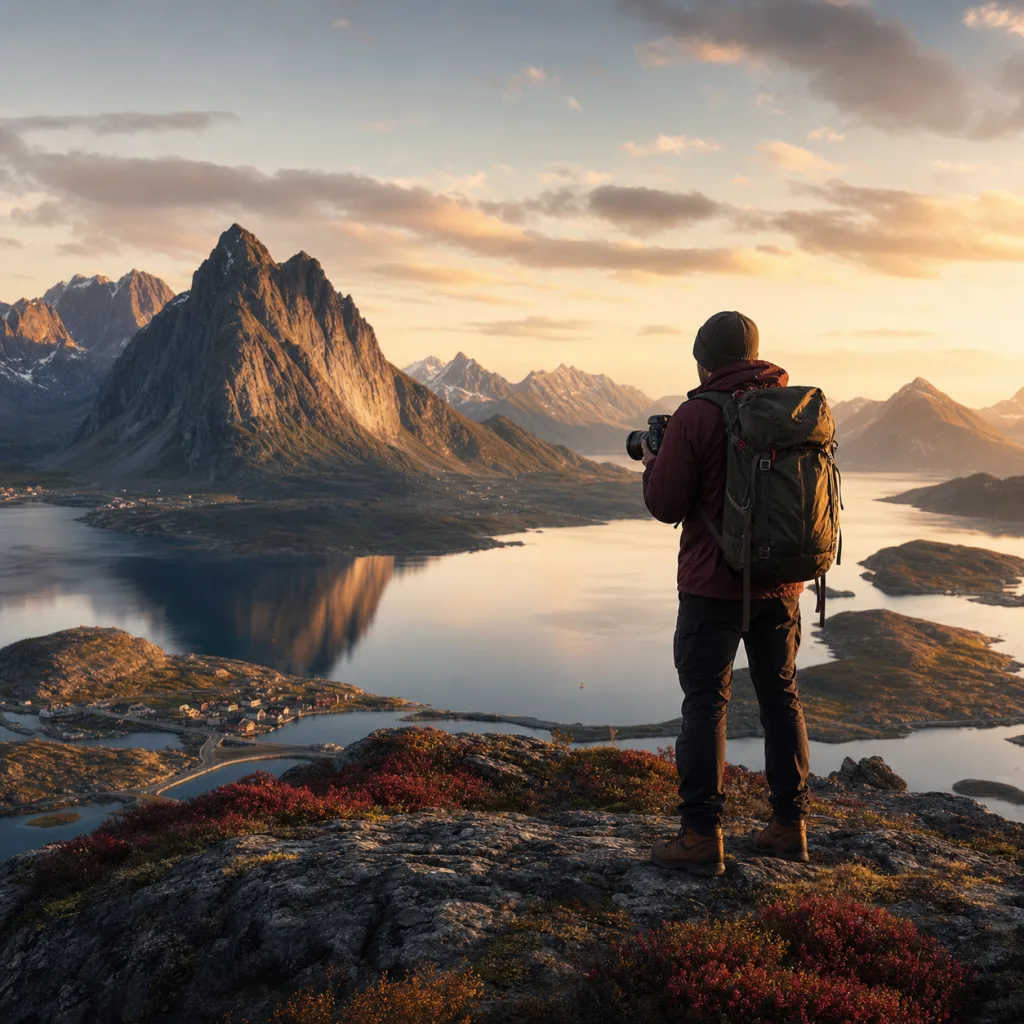 A guided photography expedition with equipment