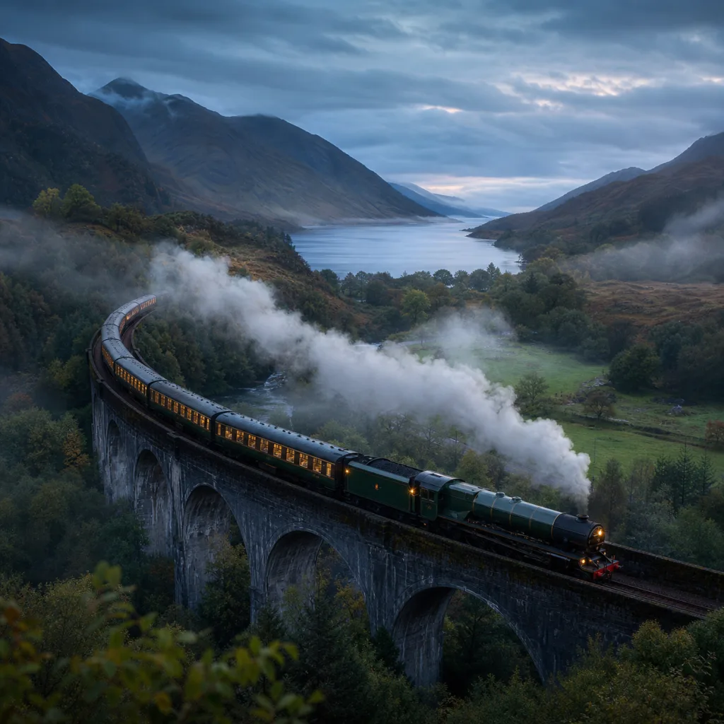 A luxury rail journey and four-night Highland stay