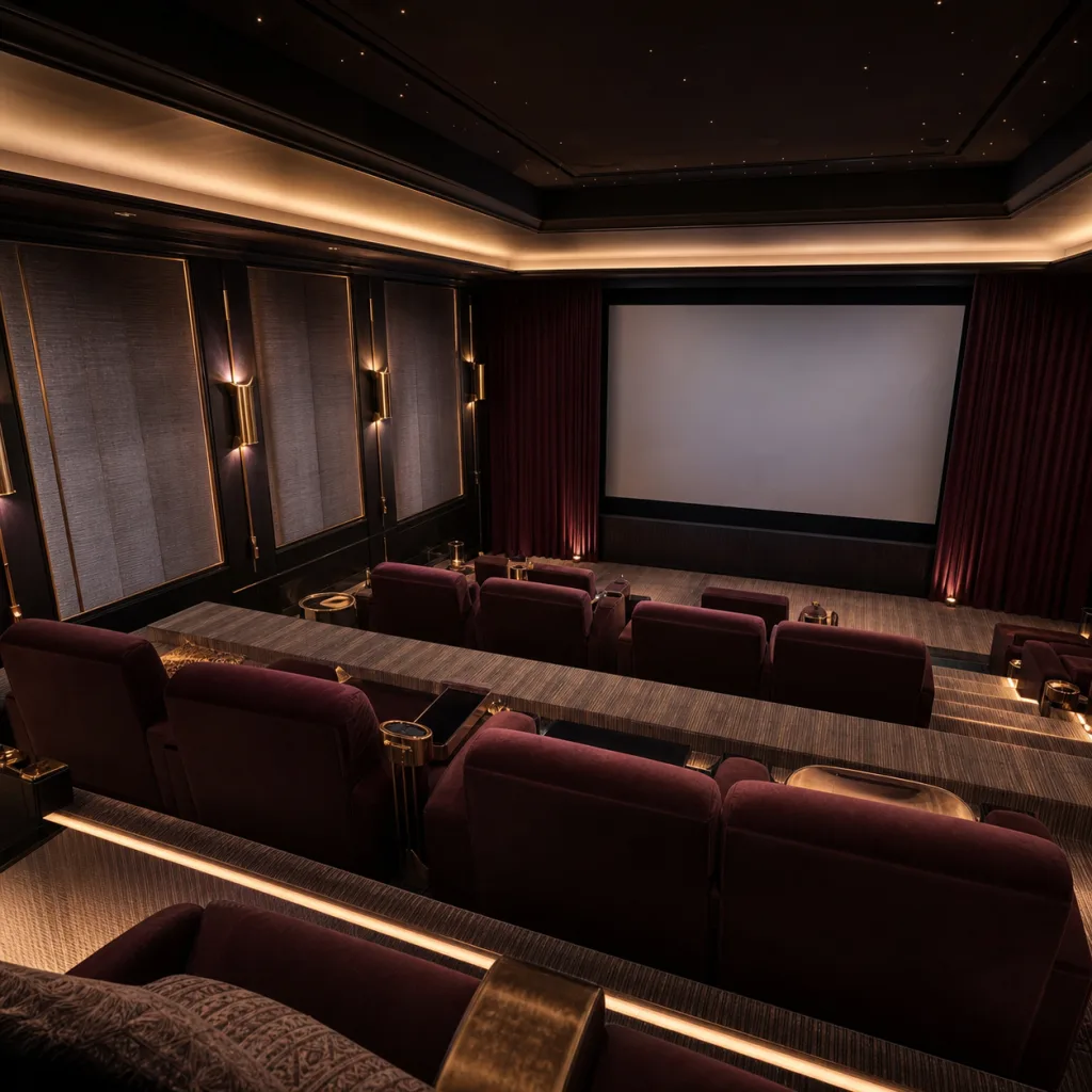 A cinema-grade home entertainment system