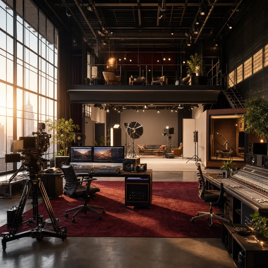 A professional creator technology studio