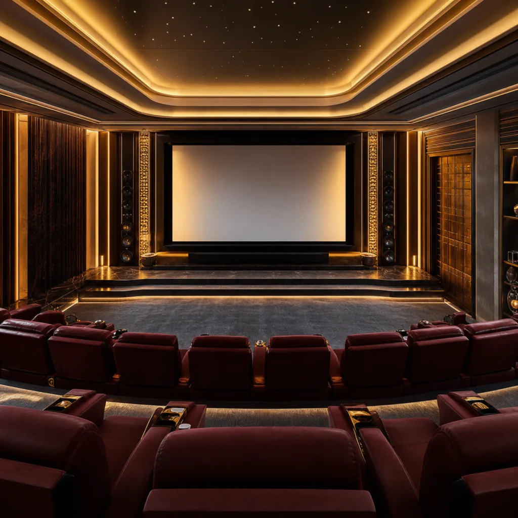 A cinema-grade home entertainment system