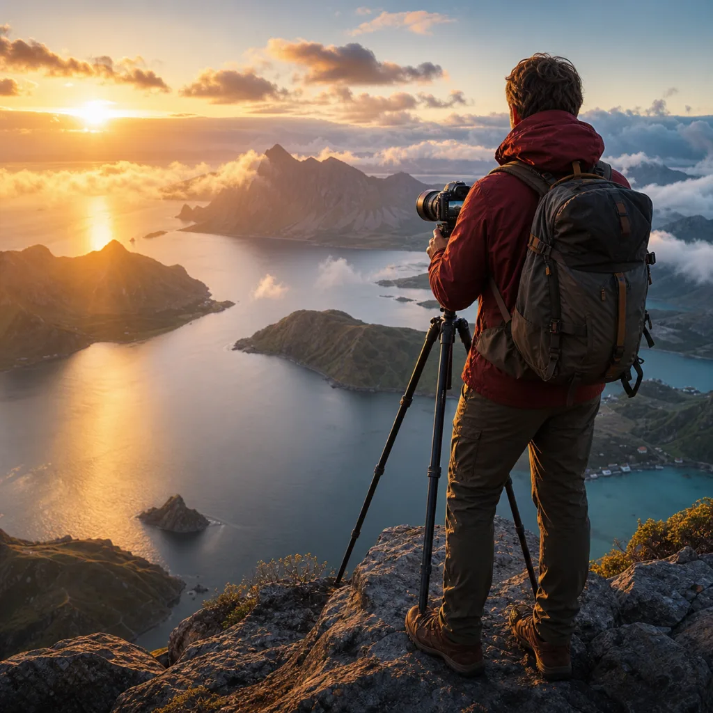 A guided photography expedition with equipment